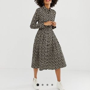 ASOS Glamorous Midi Buttercup Floral Dress